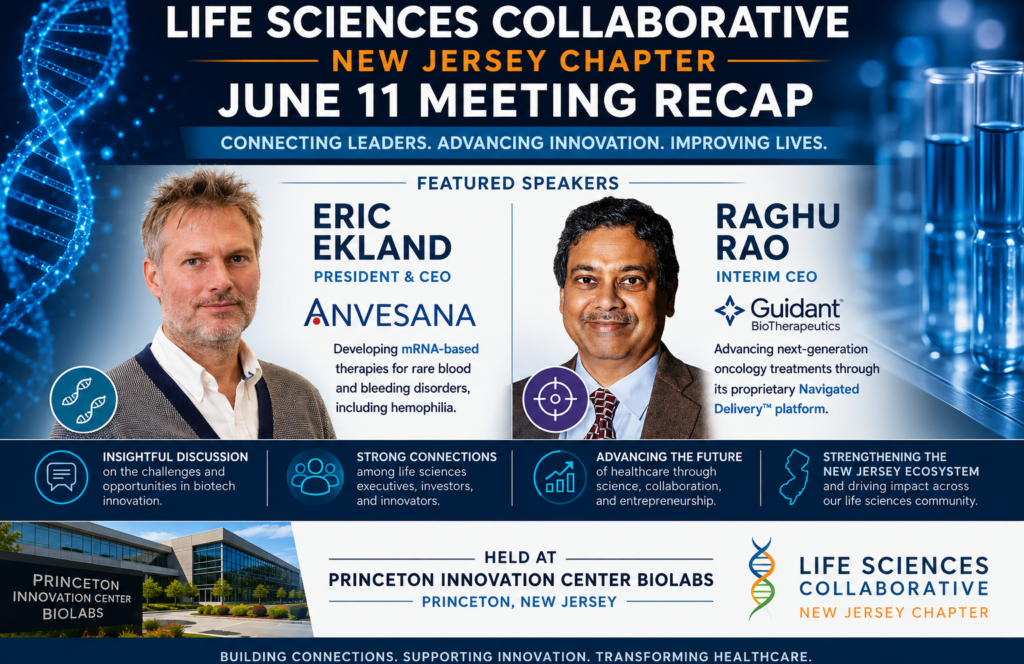 #LifeSciencesNJ #BiotechNJ #PrincetonNJ #HealthcareInnovation #Biotechnology #Oncology #mRNA #CancerResearch #LifeSciencesLeadership #BiotechInnovation #LifeSciencesCollaborative